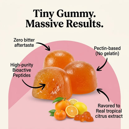 Collagen & Biotin Gummies - Tropical Flavor